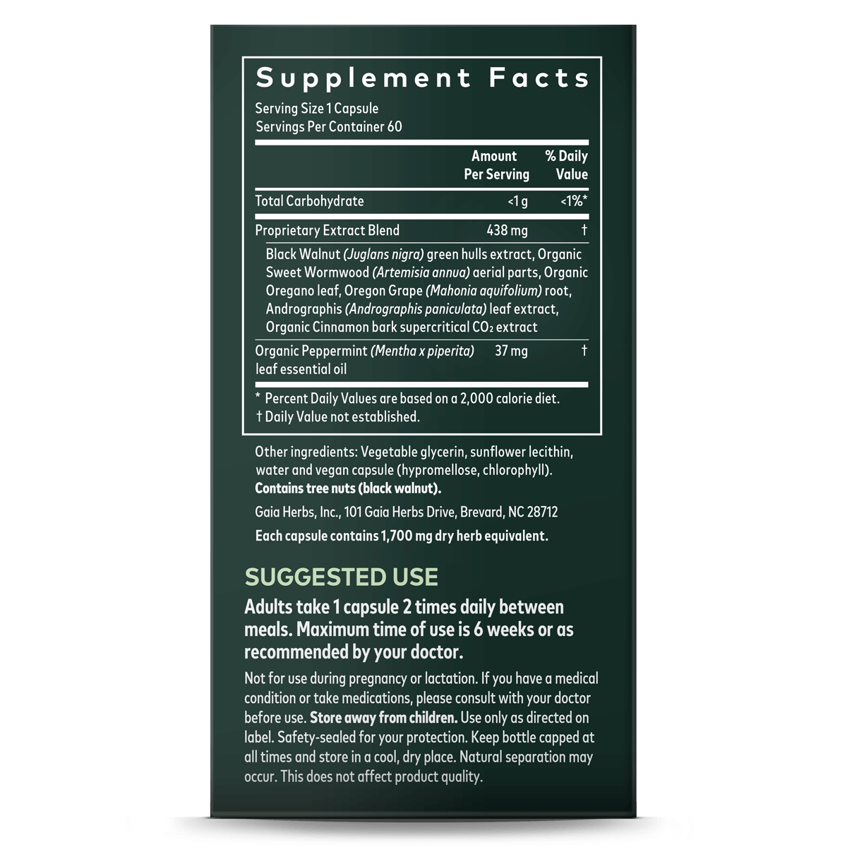 Gaia herbs microbiome cleanse label2 , Zorgvuldig geselecteerd bij Morgen is Nu