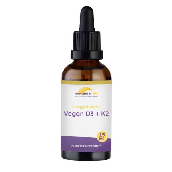Vegan Vitamine D3 + K2 van Morgen is Nu kopen - hooggedoseerd