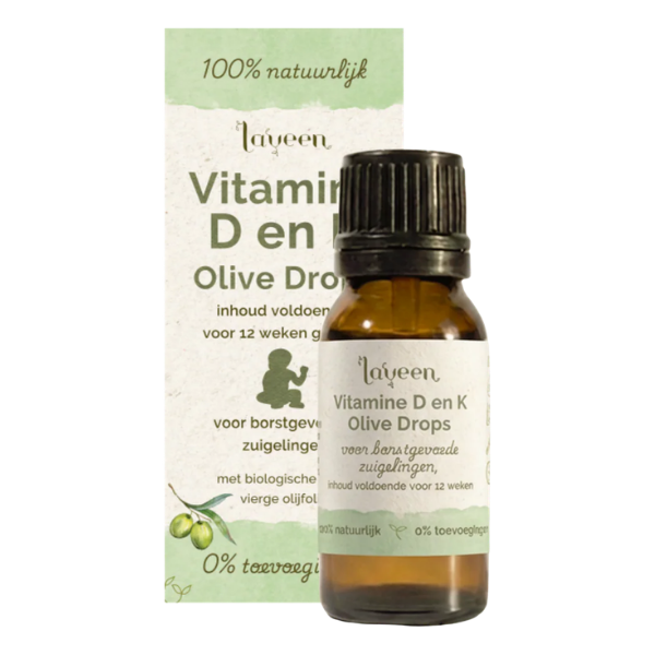 Vitamine D en K Olive Drops - Laveen - Morgen is Nu