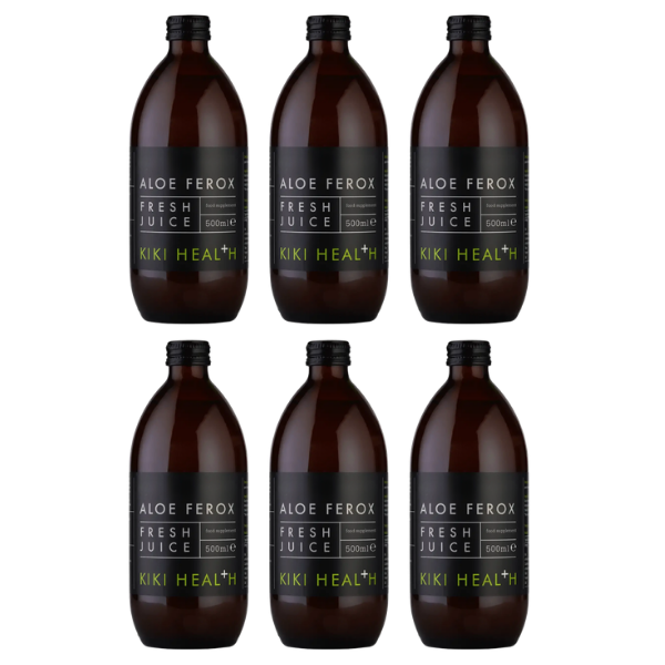 Aloe Ferox Juice Bundel - 6x - KIKI Health - Morgen is Nu