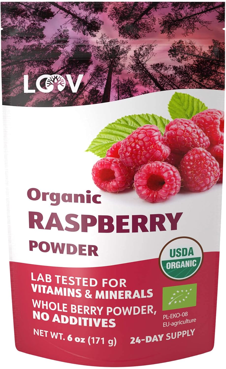 Raspberry powder loov , Puur & zorgvuldig gekozen