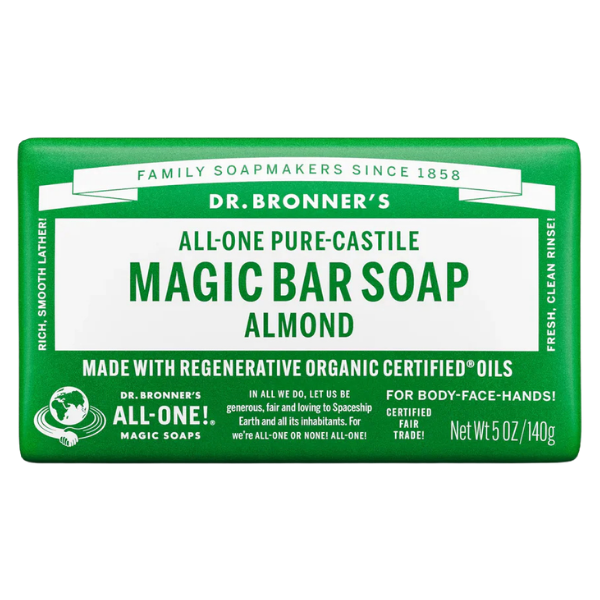 Dr Bronners - Magic Bar Soap Almond - Morgen is Nu