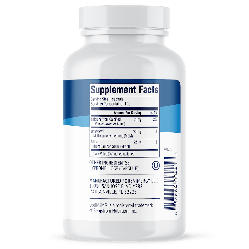 Msm silica calcium vimergy right  , Kwaliteit en puurheid gegarandeerd