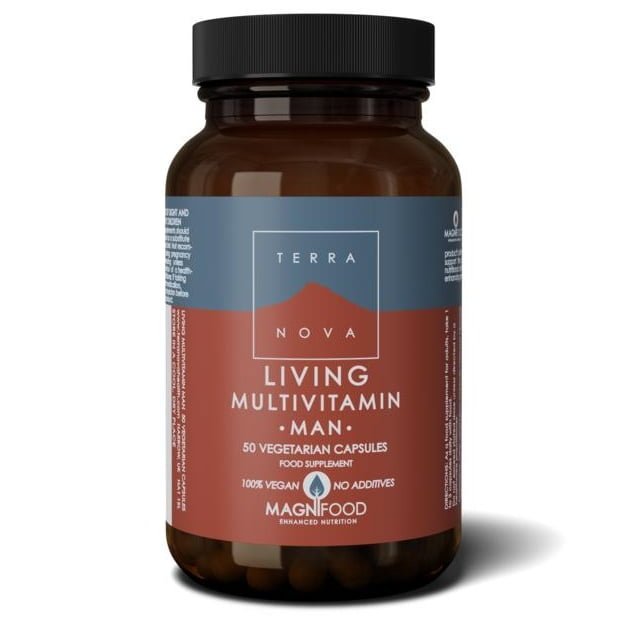 Terranova living multivitamin man 50caps  , Duurzaam en zorgvuldig uitgekozen