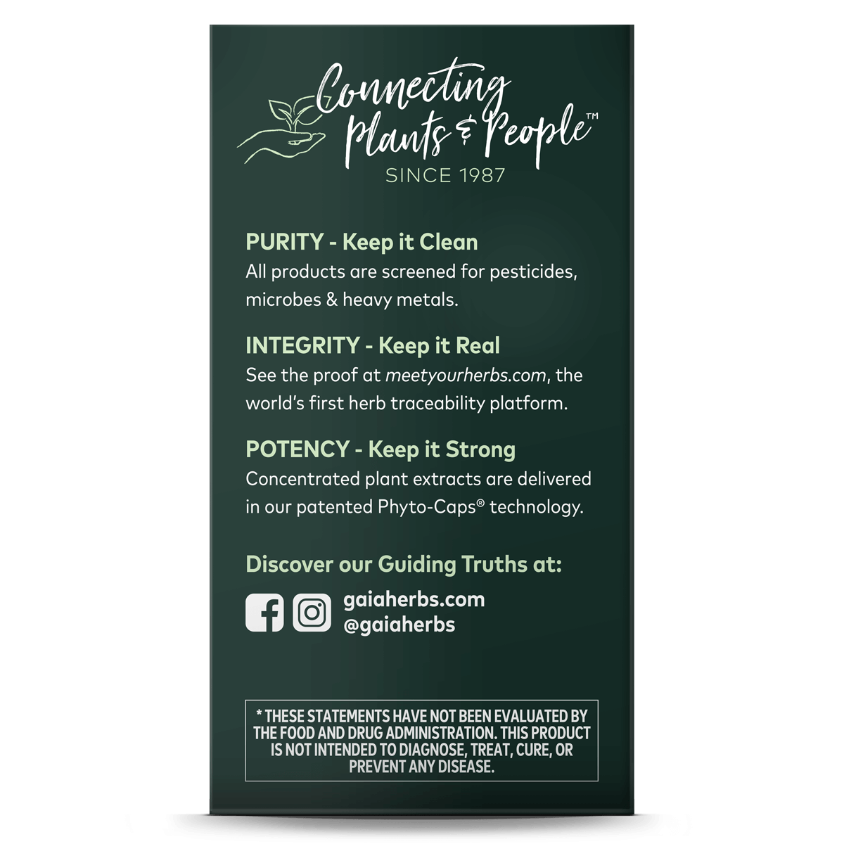 Gaia herbs prostate health label3 , Hoogwaardige natuurlijke producten