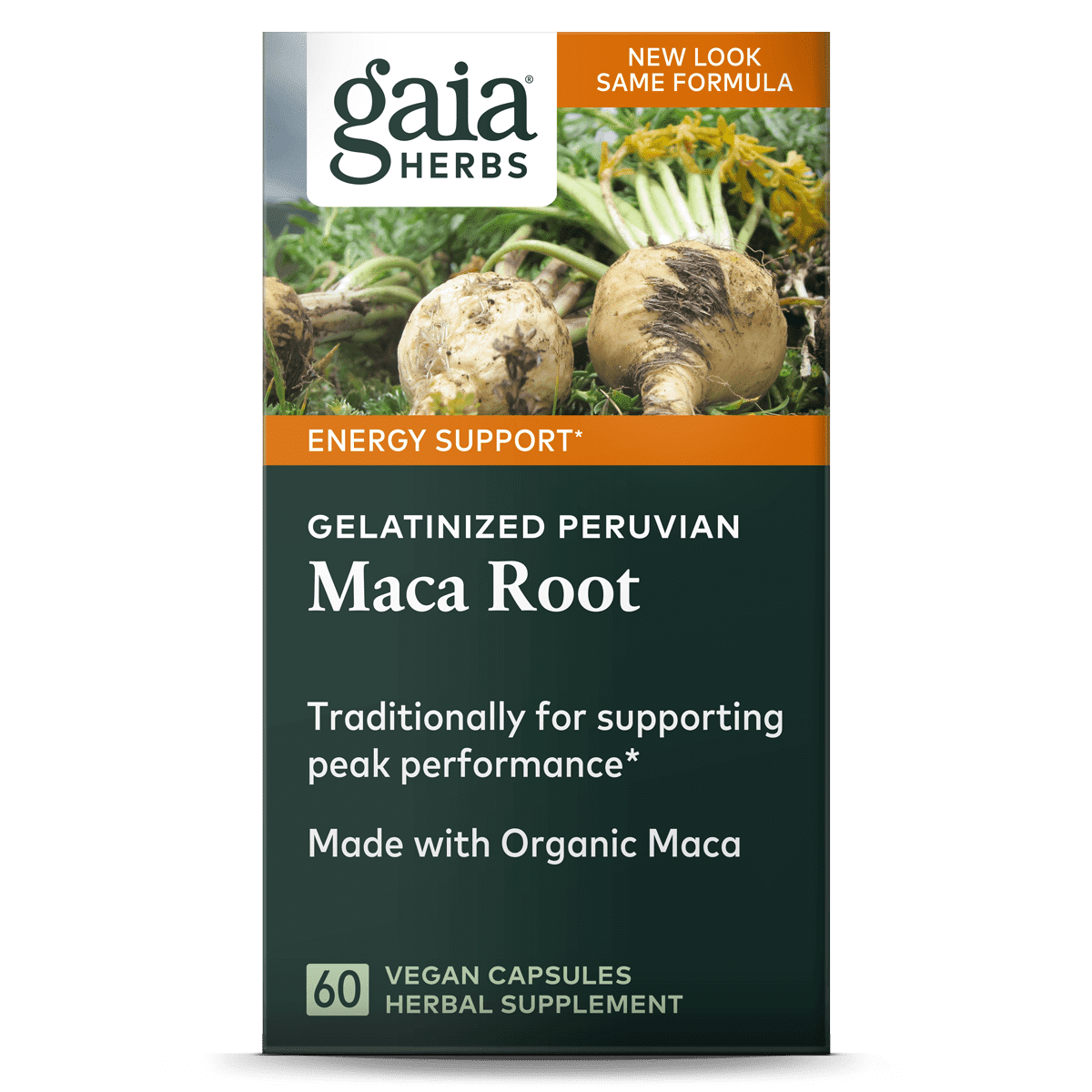 Gaia herbs maca root label1 , Hoogwaardige natuurlijke producten