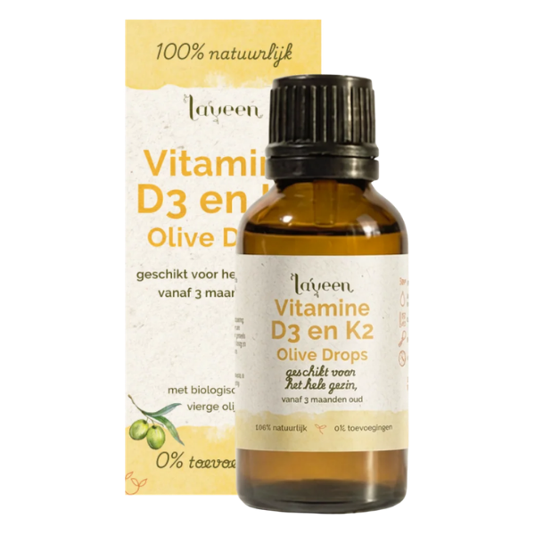 Vitamine D3 en K2 Olive Drops - Morgen is Nu