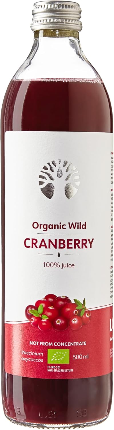Wild cranberry juice loov , Met zorg samengesteld