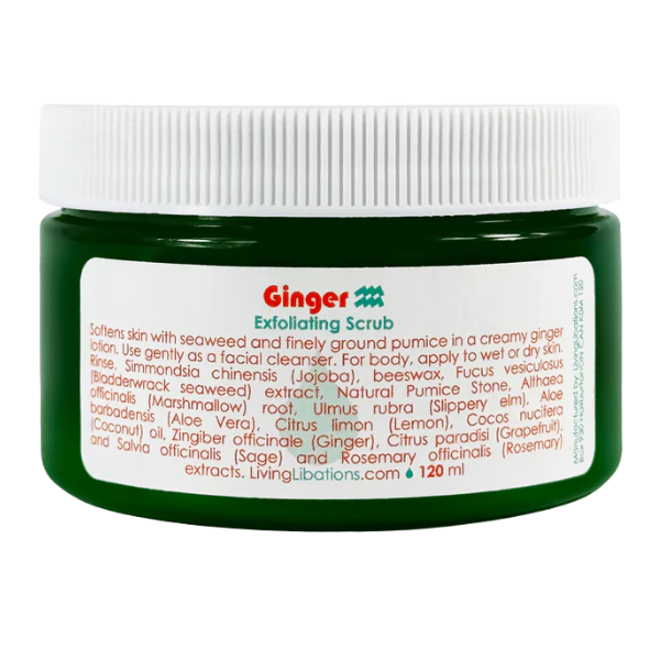 Ginger Exfoliating Scrub - Living Libations - Morgen is Nu