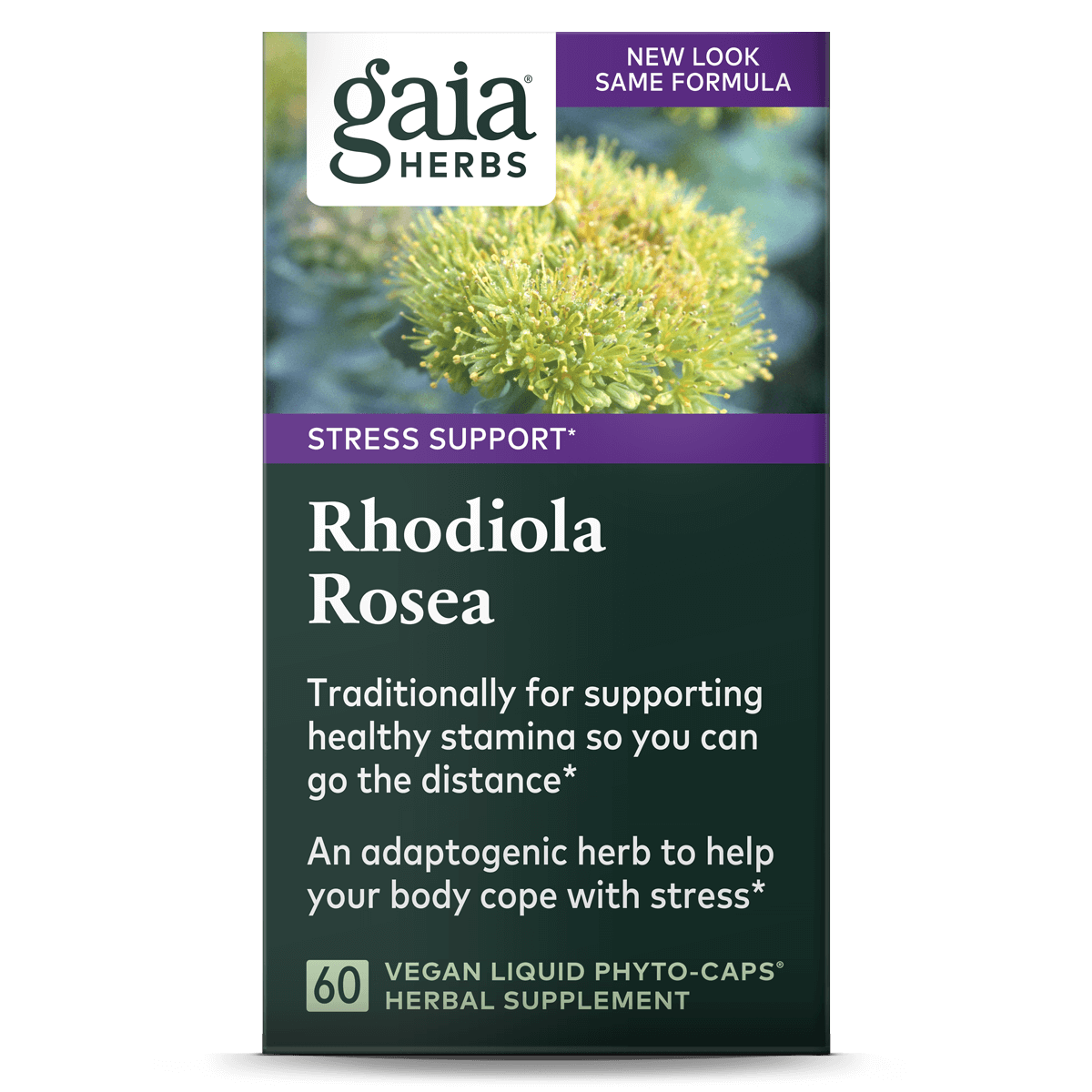 Gaia herbs rhodiola rosea label1 , Duurzaam en zorgvuldig uitgekozen