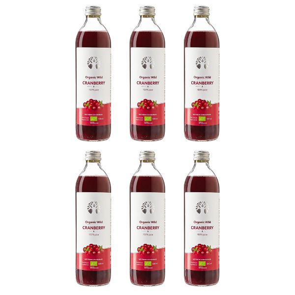 Bio Wild Cranberry Juice Bundel - 6x - LOOV - Morgen is Nu