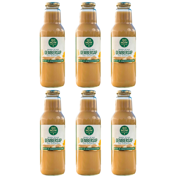 Biologisch Gembersap Bundel - 6x - Go Now - Morgen is Nu