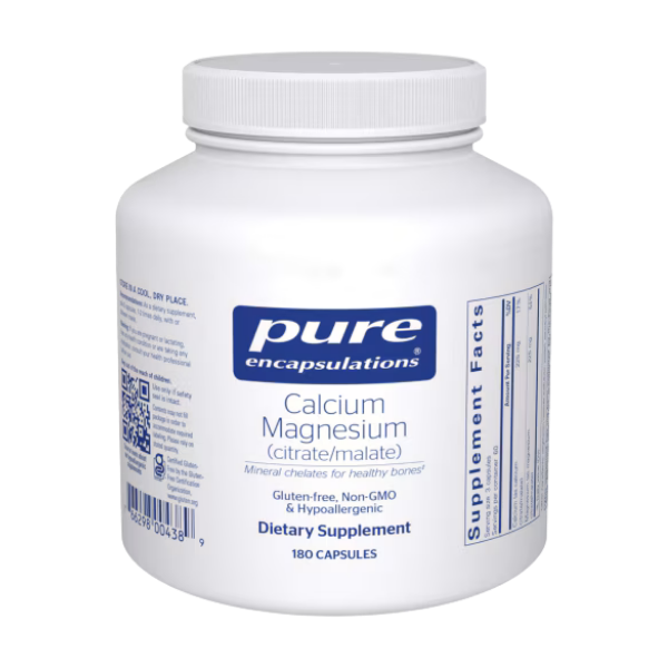 Calcium Magnesium (citrate malate) - Pure Encapsulations - Morgen is Nu