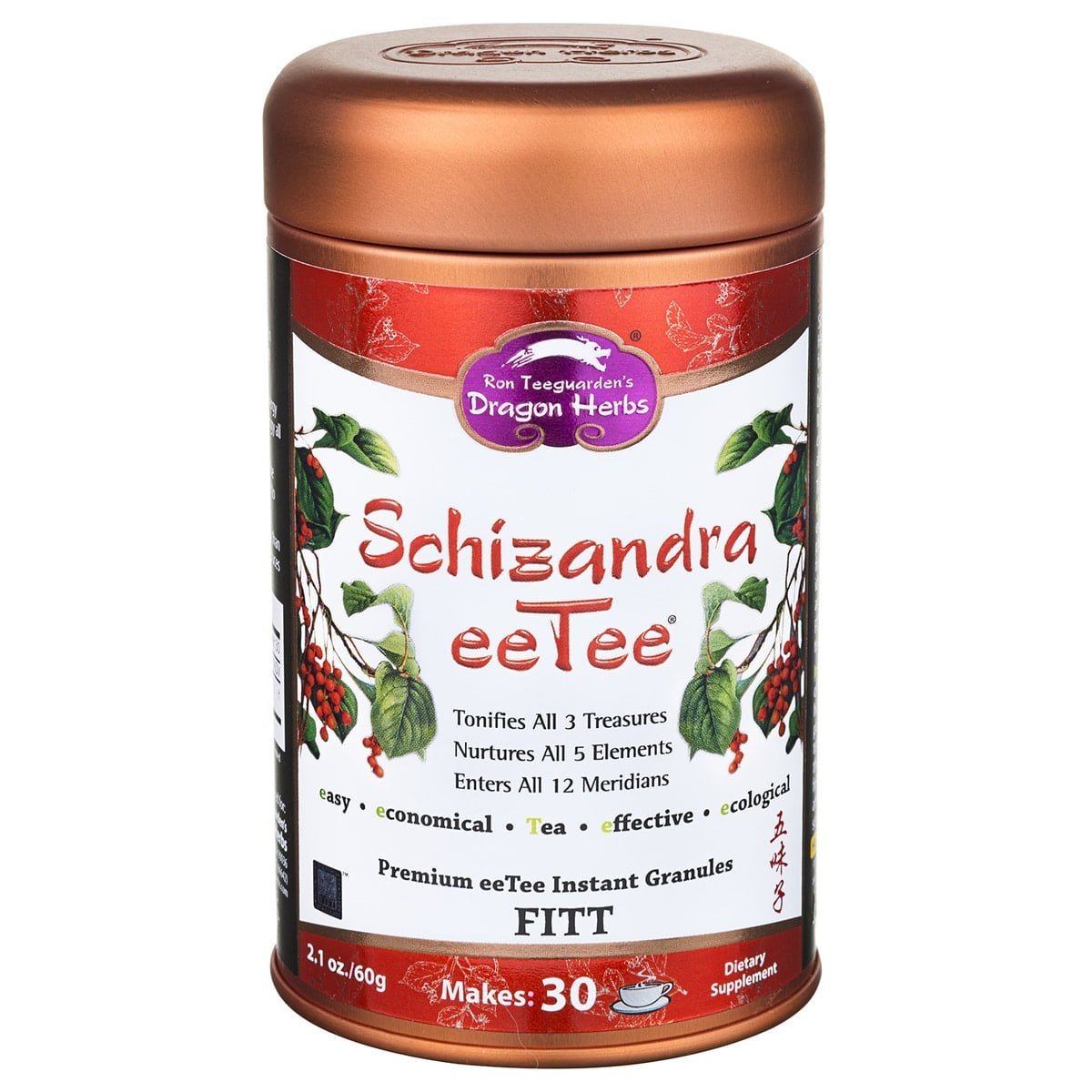 Dragon herbs schizandra eetee jar , Hoogwaardige natuurlijke producten