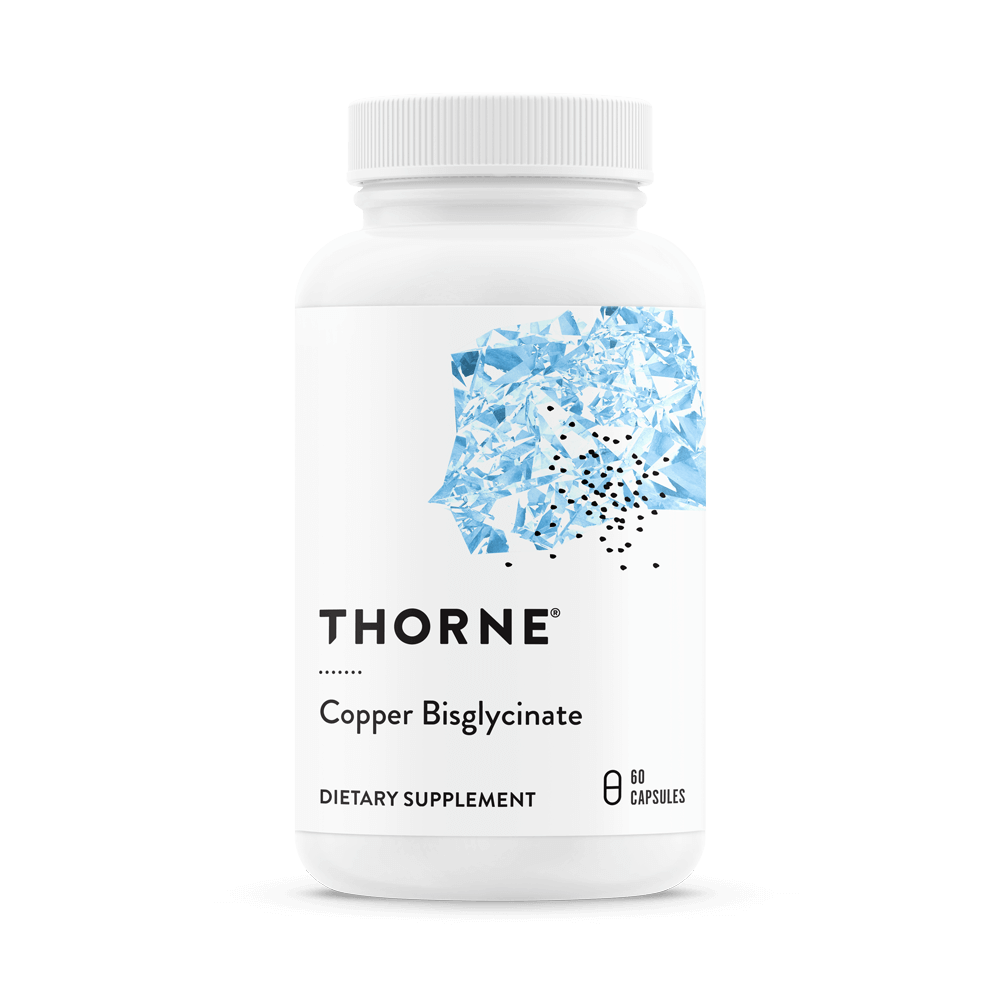 Copper bisglycinate 60capsules thorne , Met zorg samengesteld