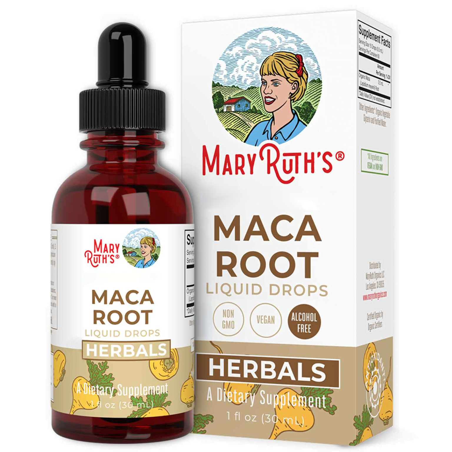 Mary ruths maca root drops  new , Kwaliteit en puurheid gegarandeerd
