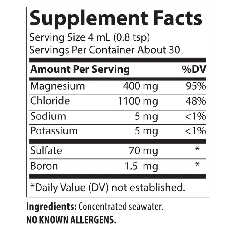 Mega-Mag - Supplementfacts - Trace Minerals