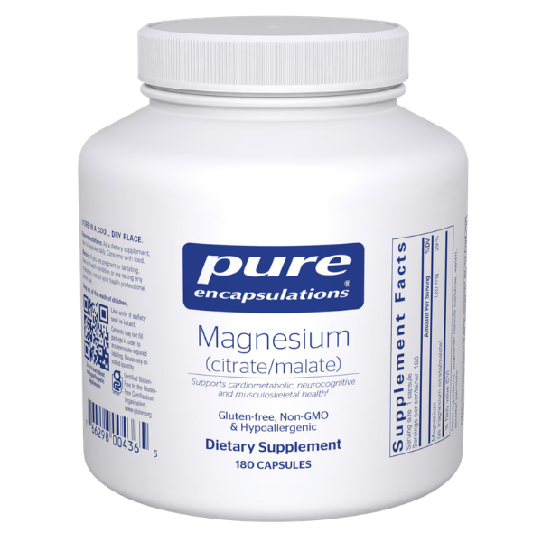 Magnesium Citrate_Malate - Pure Encapsulations - Morgen is Nu