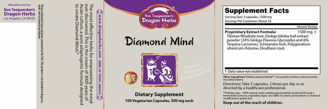 Dragonherbs diamond mind label , Een bewuste keuze voor kwaliteit