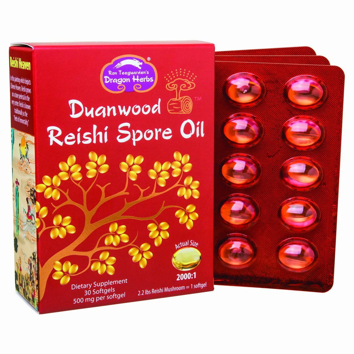 Dragon herbs duanwood reishi spore oil , Met zorg samengesteld