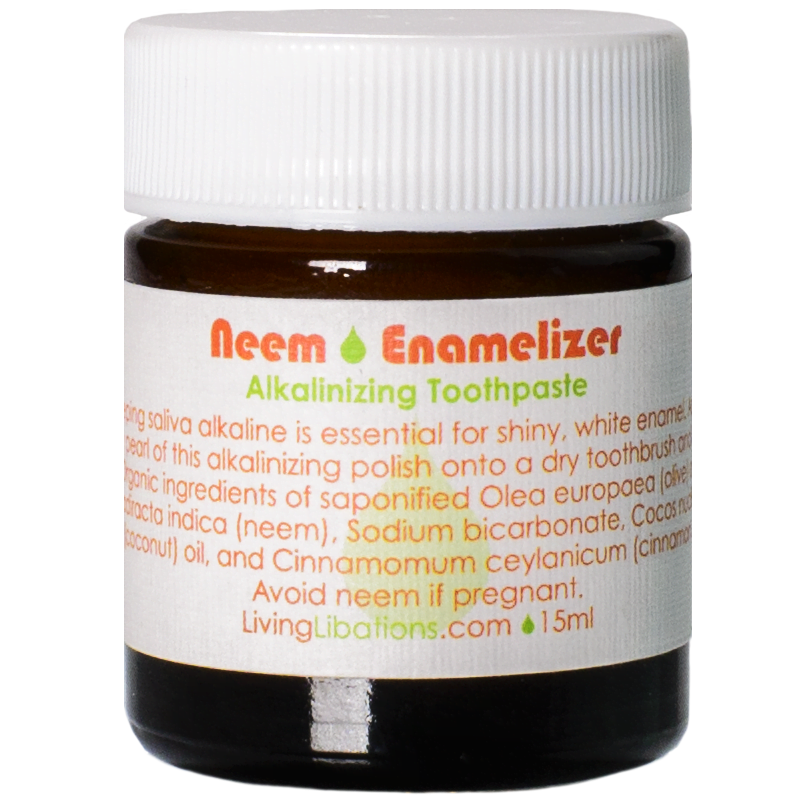 Neem Enamelizer Toothpaste 15ml - Living Libations