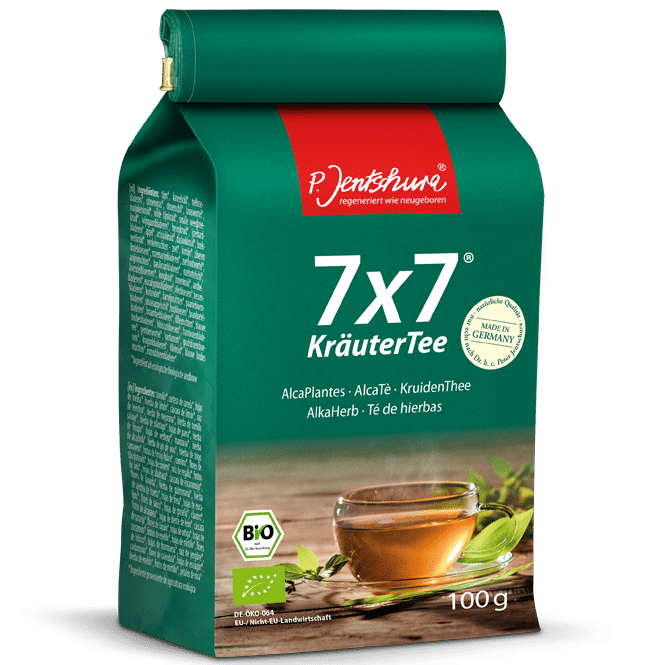 7x7 kruidenthee p jentschura 100gram  , Puur & zorgvuldig gekozen