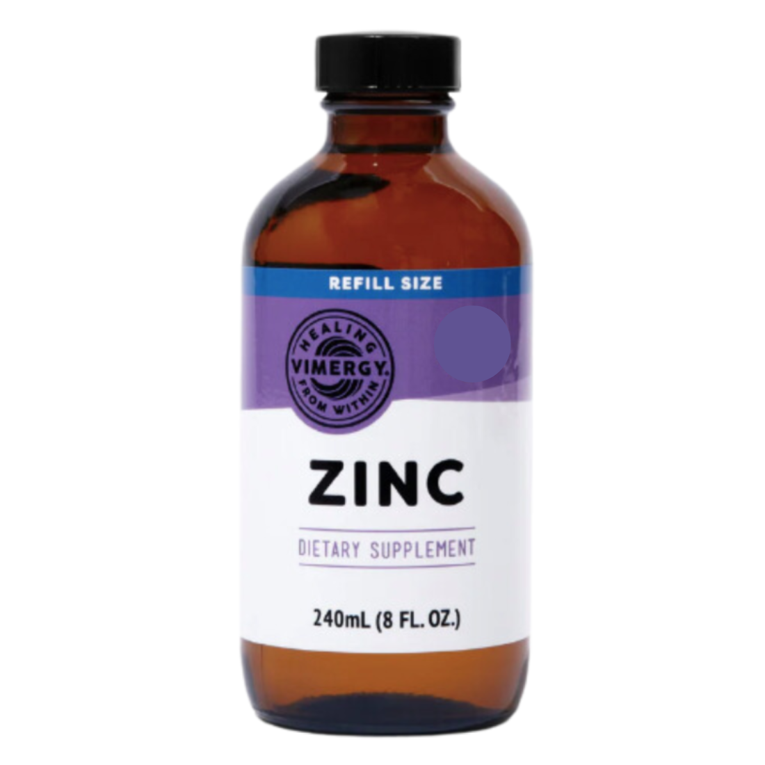 Zinc sulfate navulverpakking 240ml vimergy , Een bewuste keuze voor kwaliteit