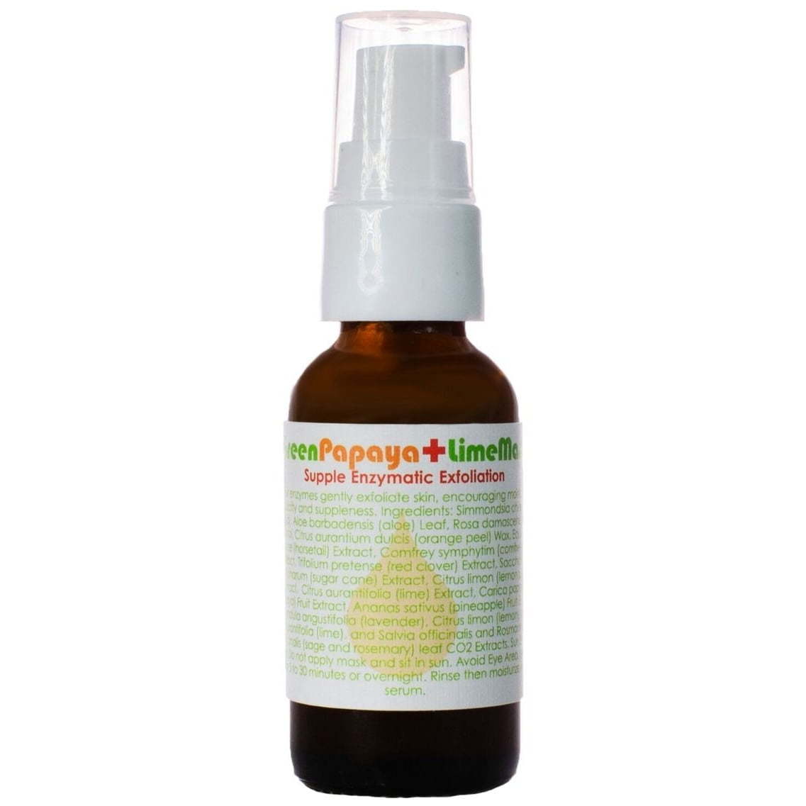 Green papaya lime mask 30ml living libations  , Zorgvuldig geselecteerd bij Morgen is Nu