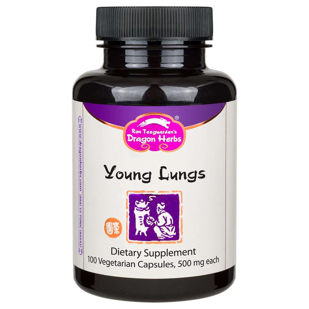 Dragon herbs young lungs capsules , Kwaliteit en puurheid gegarandeerd