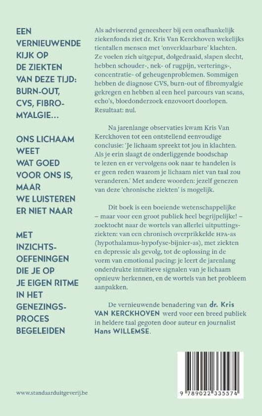 Altijd moe chronische pijn kerckhoven achterzijde , Duurzaam en zorgvuldig uitgekozen