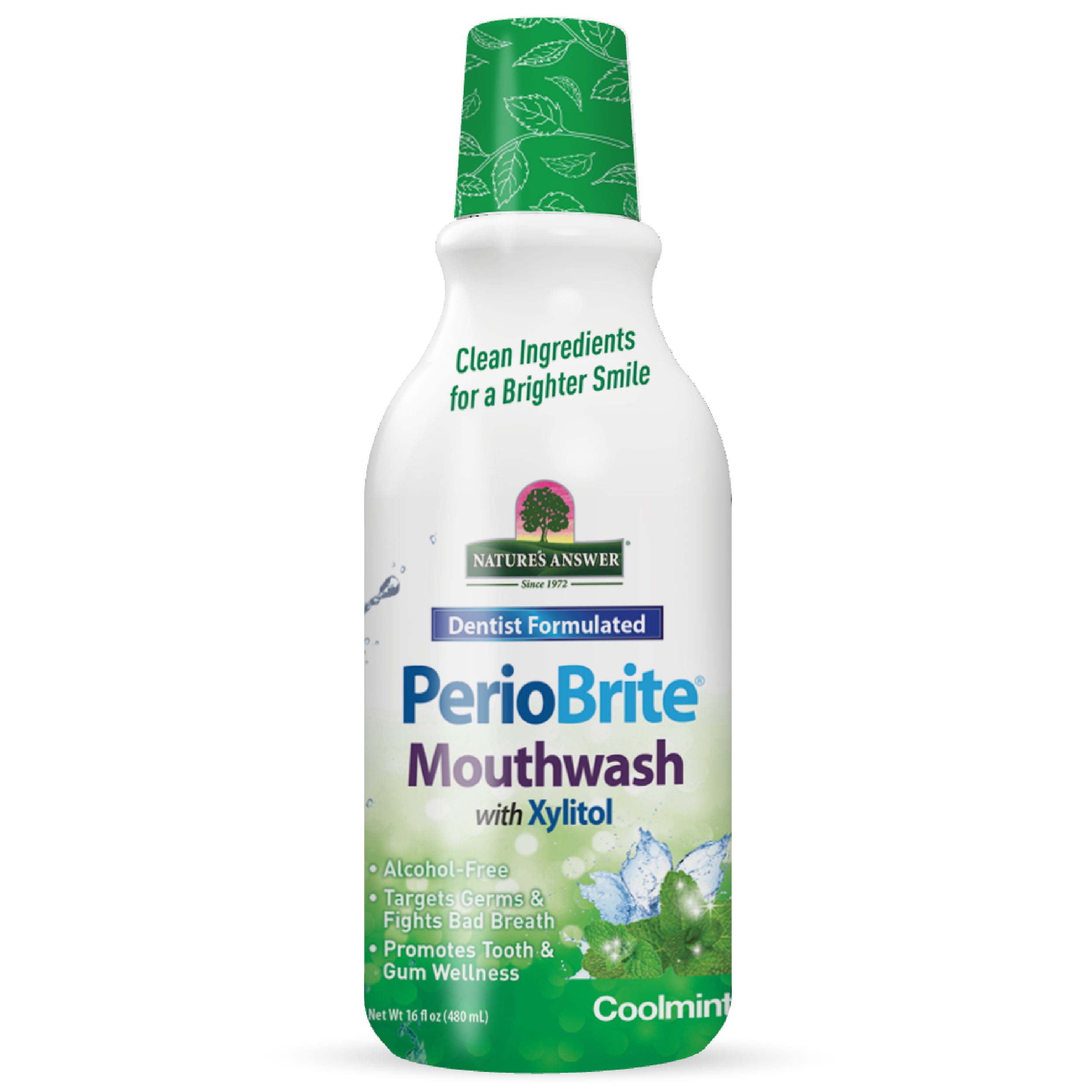 Periobrite mondwater natures answer , Kwaliteit en puurheid gegarandeerd