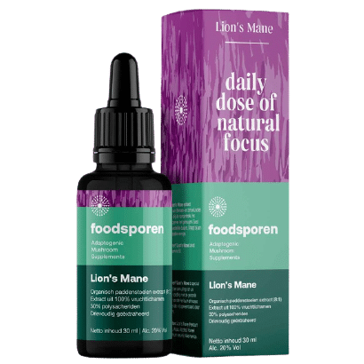 Foodsporen lions mane 30ml  , Ontdek de kracht van pure ingredi?nten