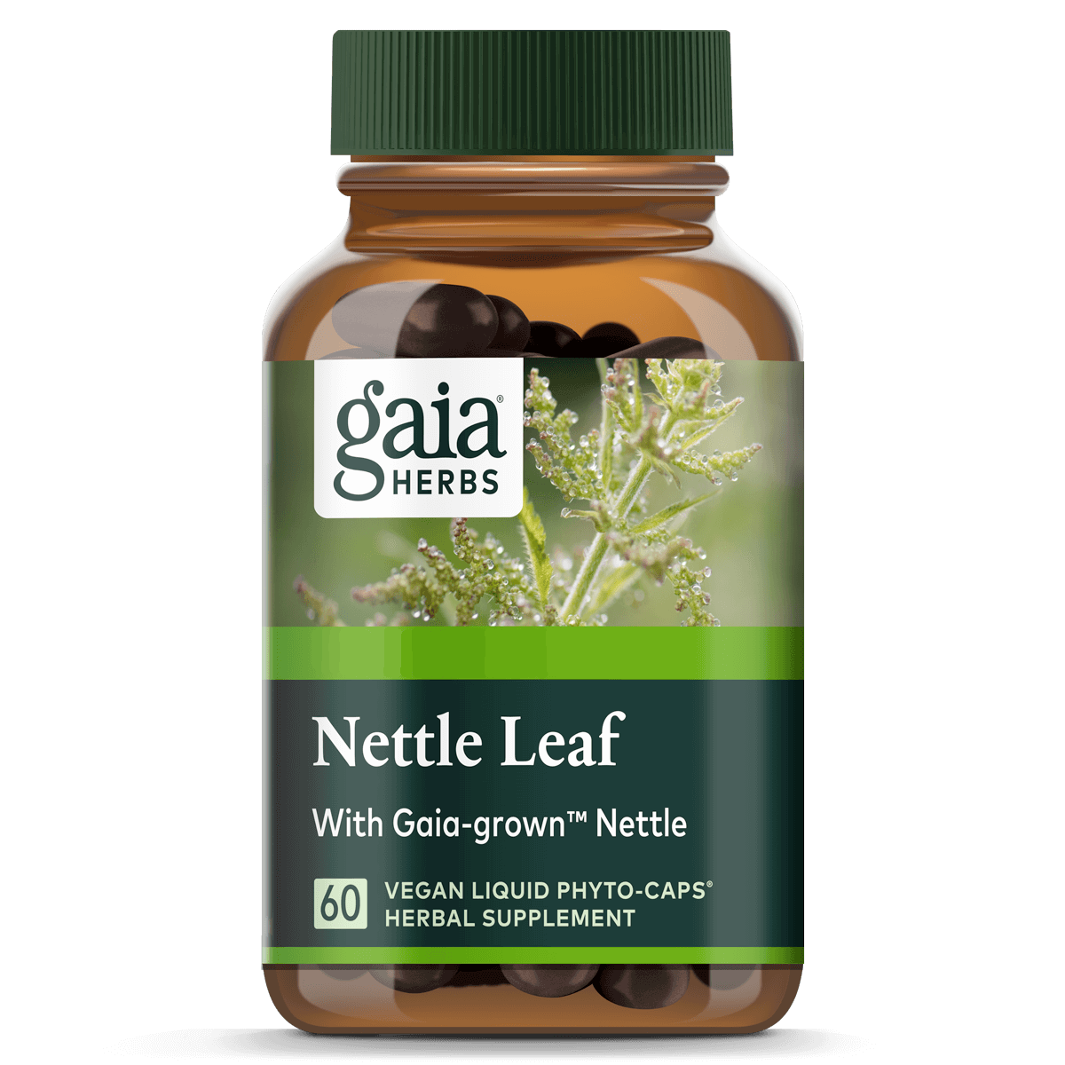 Gaia herbs nettle leaf 60caps 1 , Met zorg samengesteld