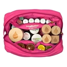 Puffer dopp bag living libations roze binnenkant , Puur & zorgvuldig gekozen