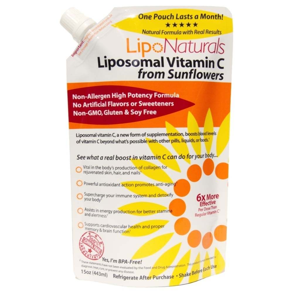 Lipo naturalis liposomal vtaminc c front , Hoogwaardige natuurlijke producten