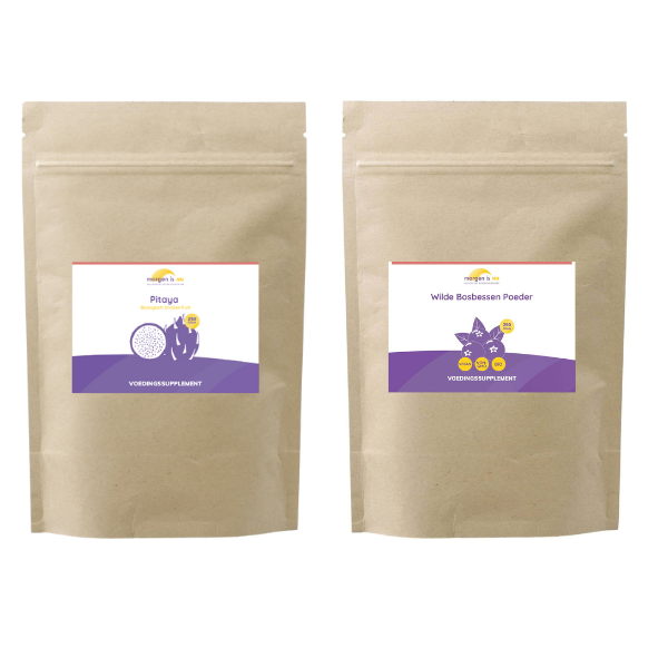 Wilde Bosbessen Poeder + Pitaya Smoothie