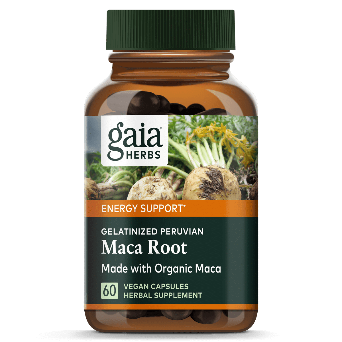 Gaia herbs maca root 60caps , Zorgvuldig geselecteerd bij Morgen is Nu