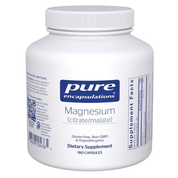 Magnesium Citrate_Malate - Pure Encapsulations - Morgen is Nu