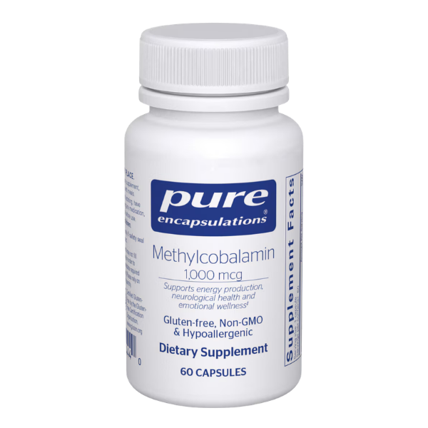  B12 Methylcobalamin - 1000 mcg - Pure Encapsulations - Morgen is Nu