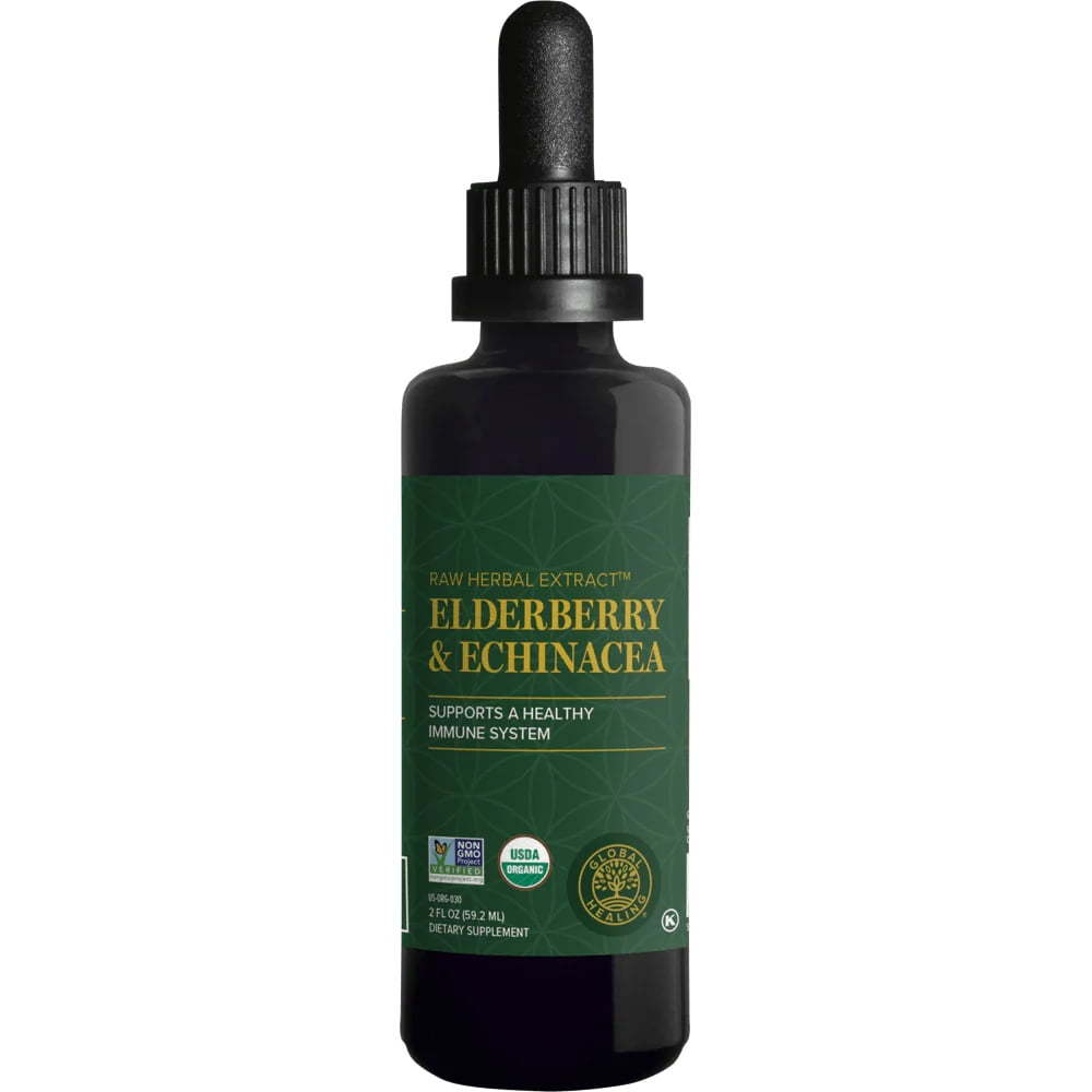 Elderberry echinacea global healing 1 , Met zorg samengesteld