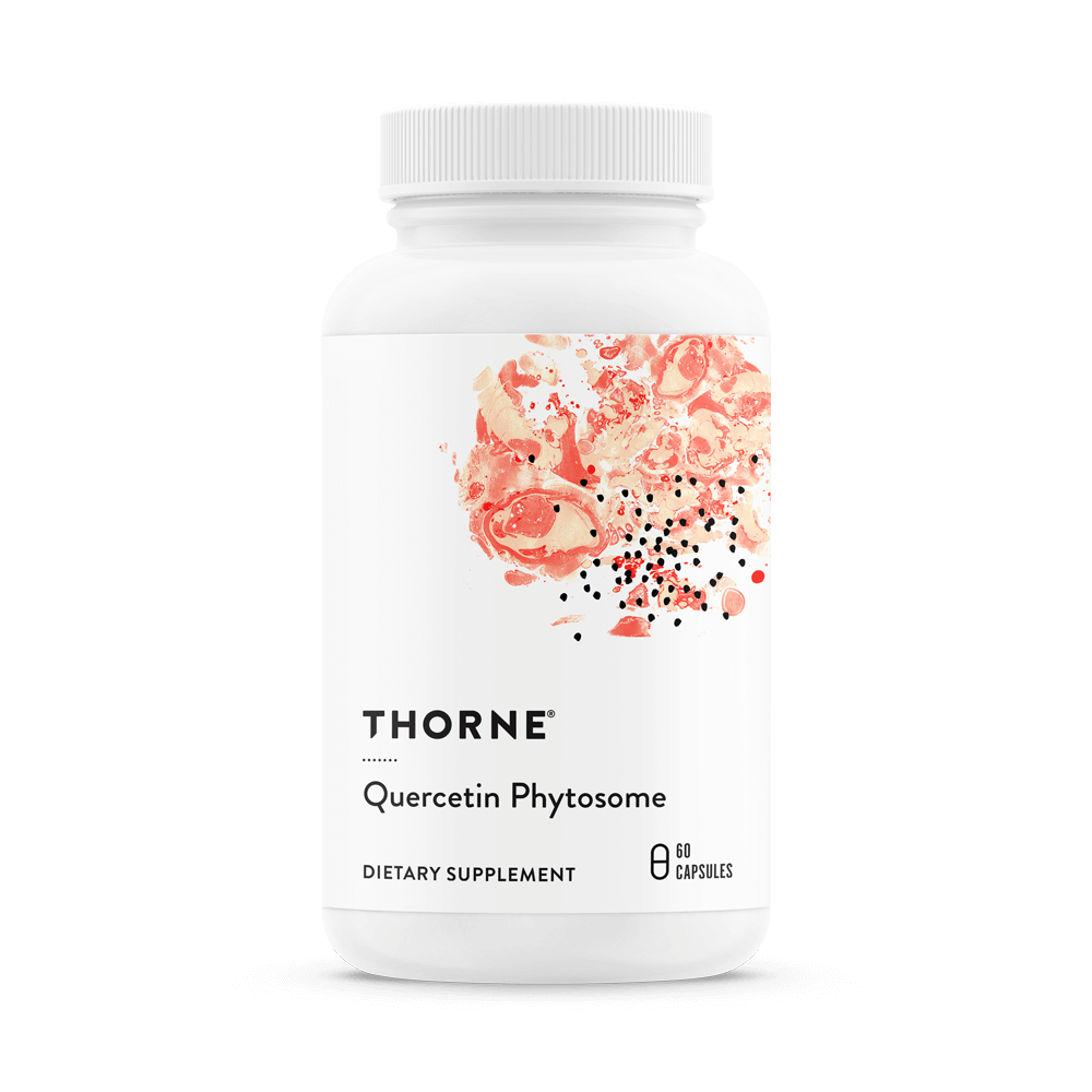 Quercetin phytosome 60capsules thorne , Kwaliteit en puurheid gegarandeerd