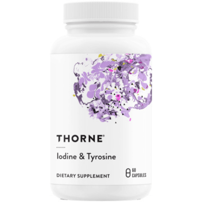 Iodine  tyrosine 60capsules thorne , Hoogwaardige natuurlijke producten