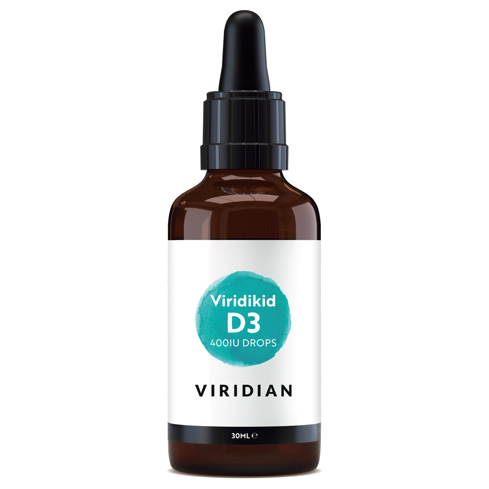 ViridiKid Vitamin D3 (Vegan) 400 IU (10 mcg) - Viridian - Morgen is Nu