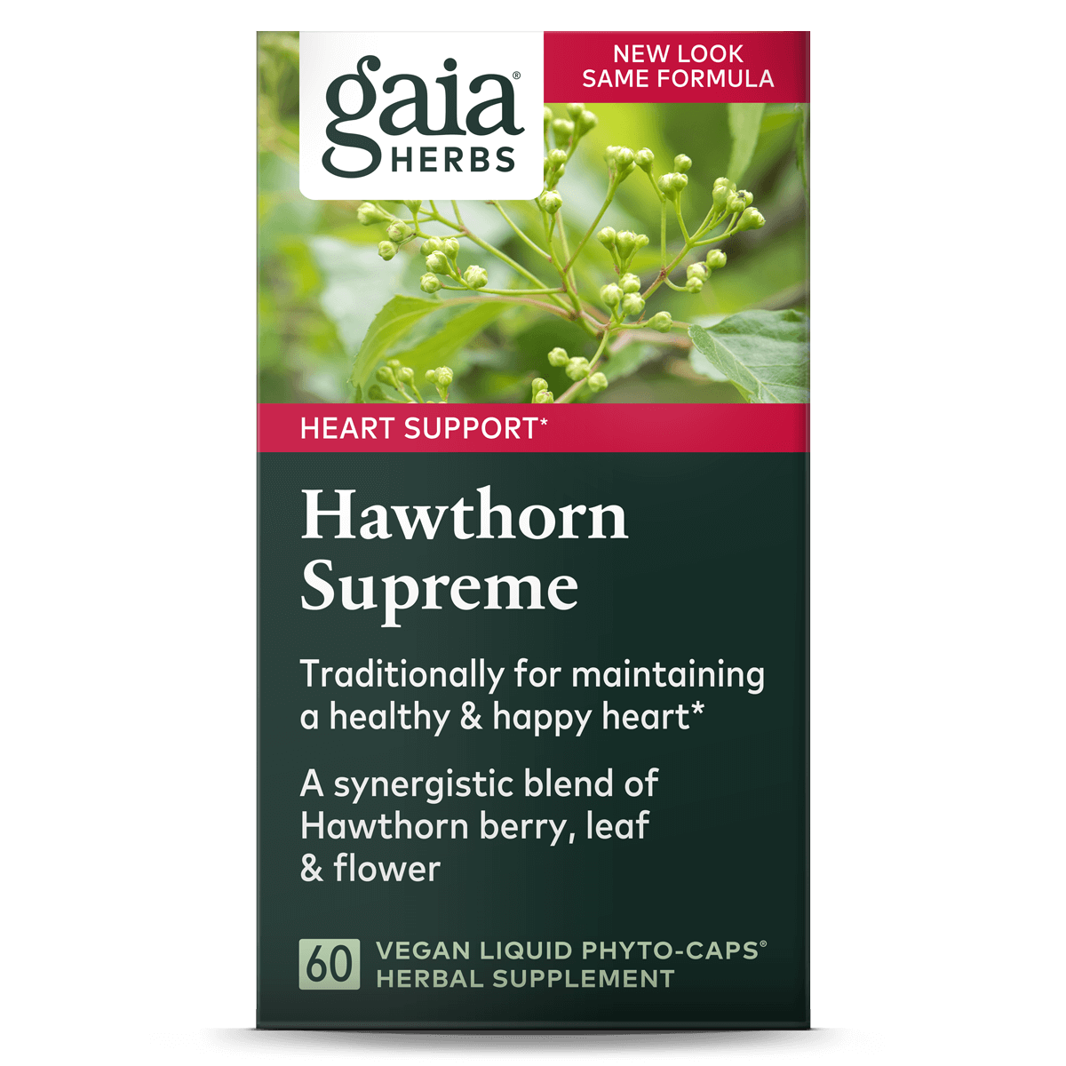 Gaia herbs hawthorn supreme label1 , Ontdek de kracht van pure ingredi?nten