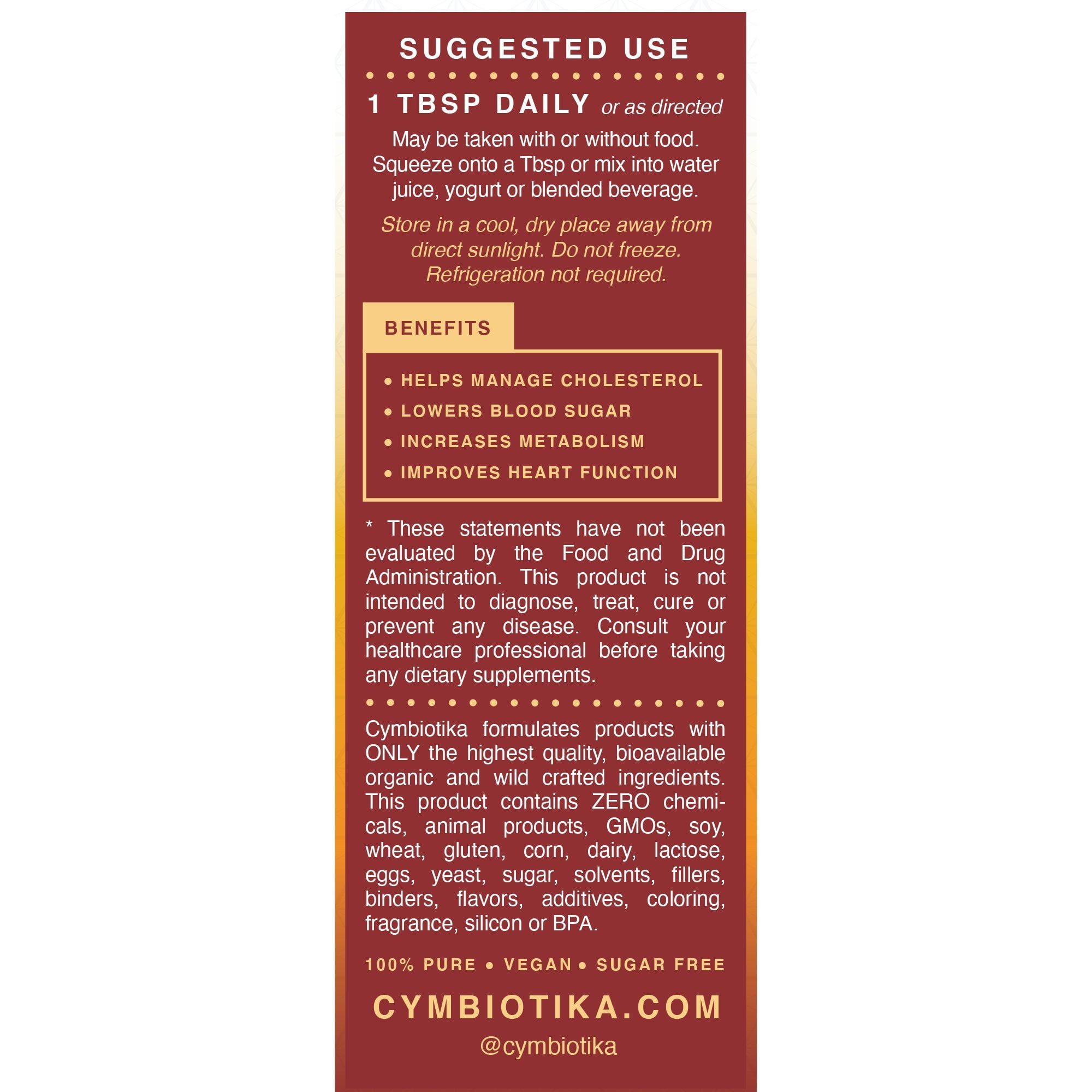 Cymbiotika red yeast rice label2 , Speciaal geselecteerd voor jou