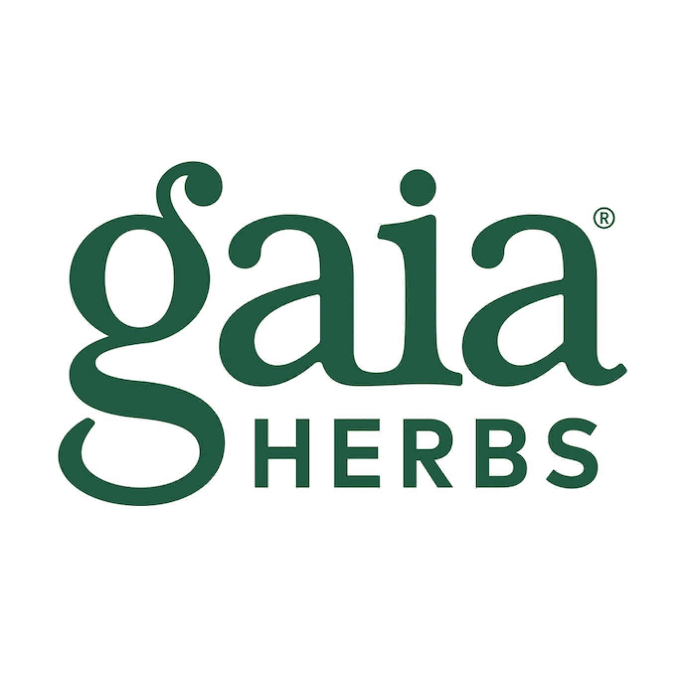 Gaia herbs logo , Zorgvuldig geselecteerd bij Morgen is Nu