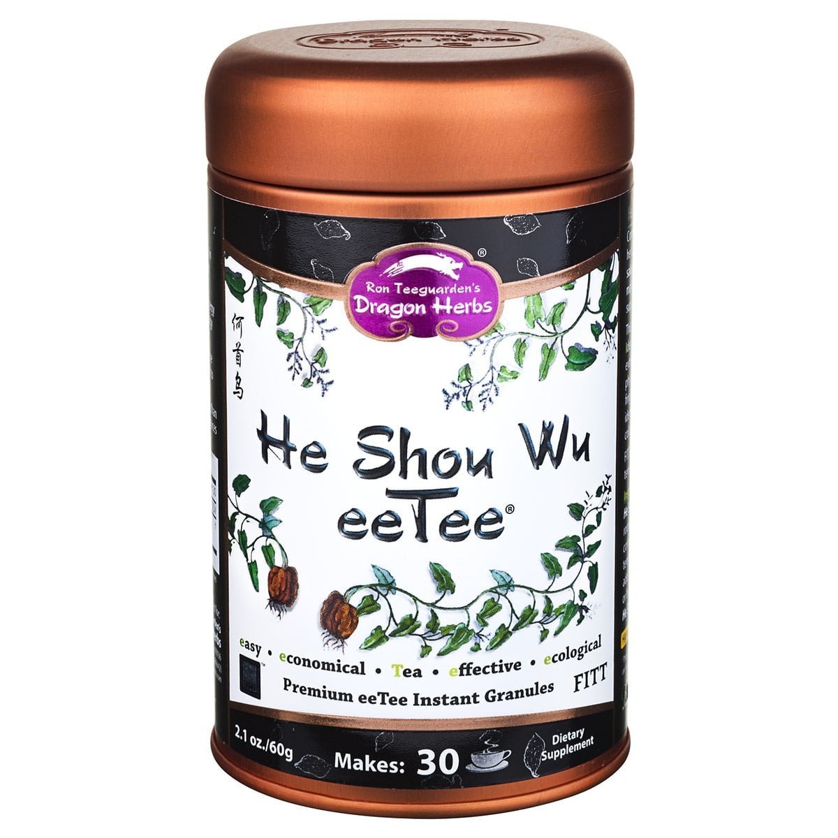 Dragon herbs he shou wu eetee jar , Puur & zorgvuldig gekozen