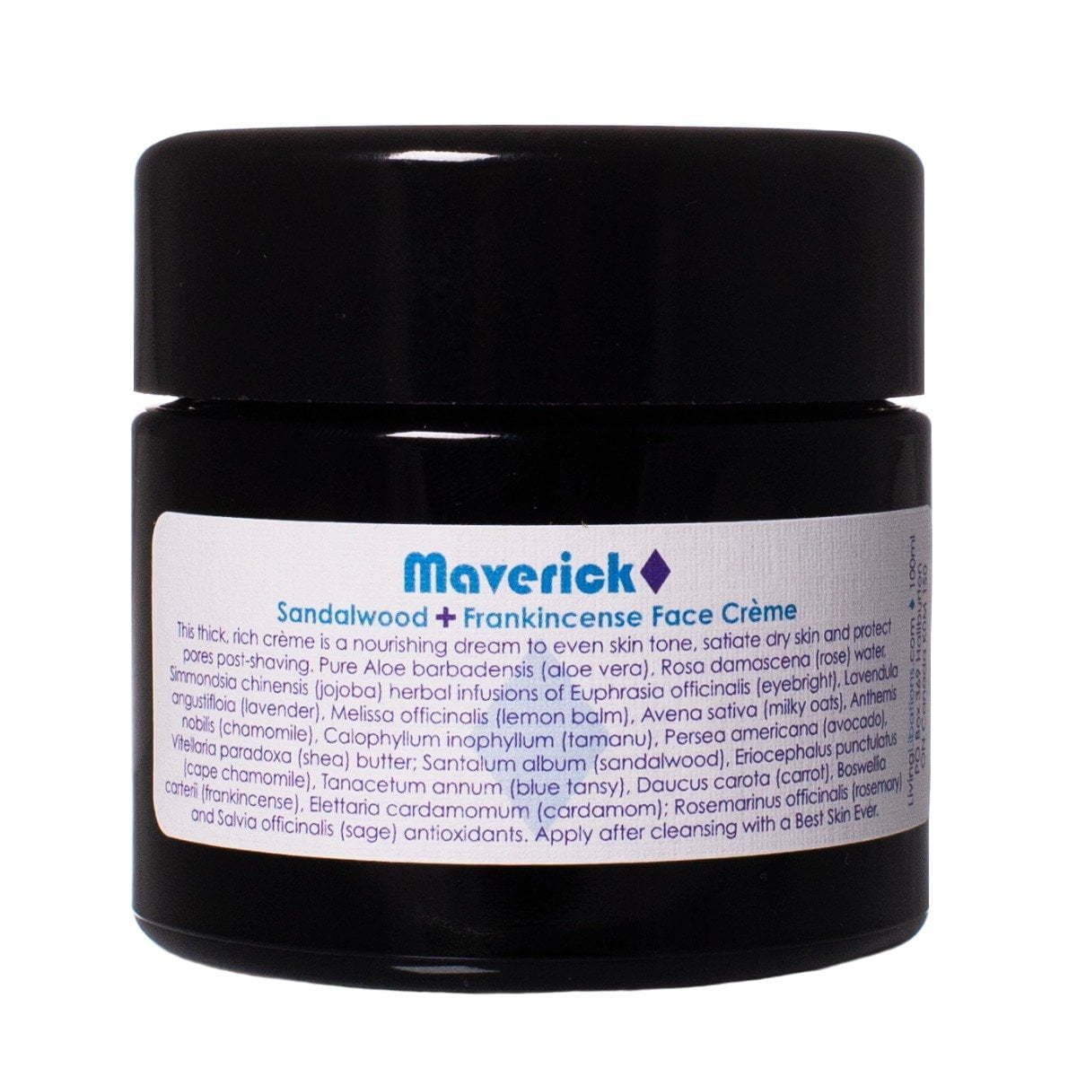 Maverick face creme living libations , Ontdek de kracht van pure ingredi?nten