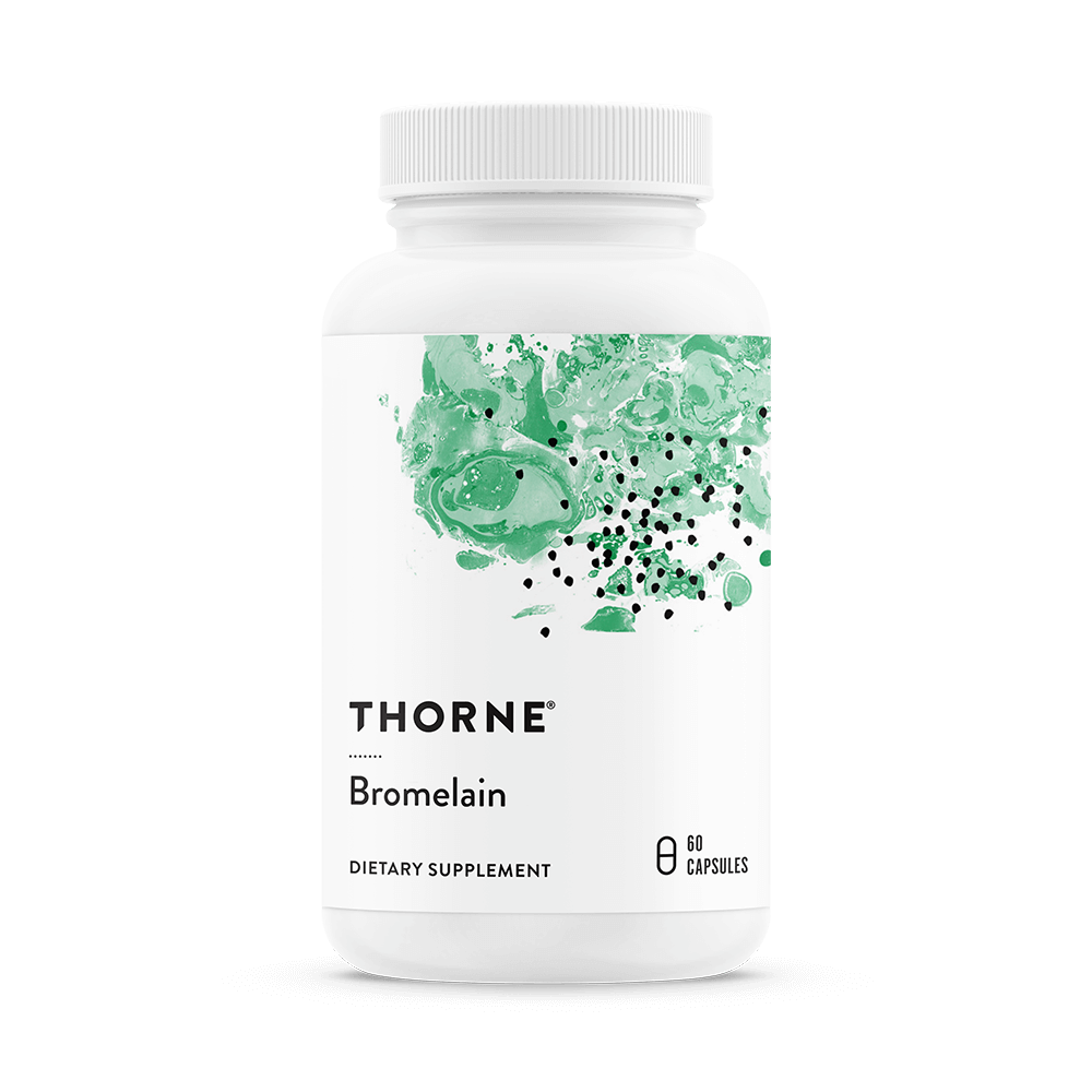Bromelain 60capsules thorne , Natuurlijke kwaliteit bij Morgen is Nu