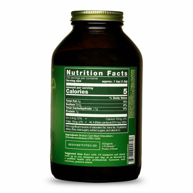 Healthforce chlorella manna 350g facts , Hoogwaardige natuurlijke producten